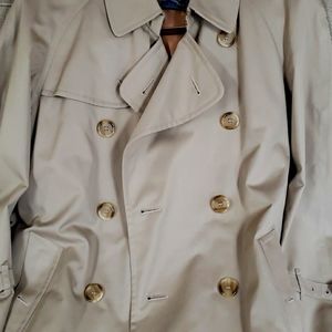 Burberry raincoat..with removal full liner. Like new